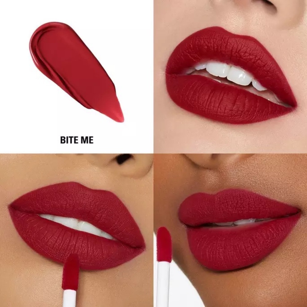 NWT Kylie Cosmetics Lip Kit Bite Me Matte Liquid Lipstick and Lip Liner - Picture 3 of 3